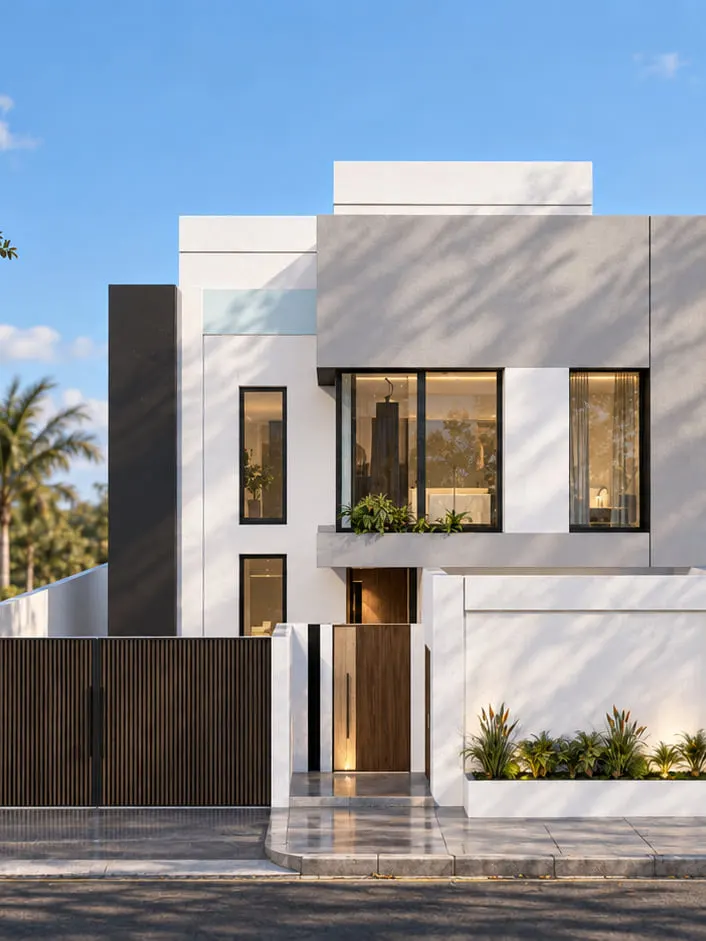Residential development elevation